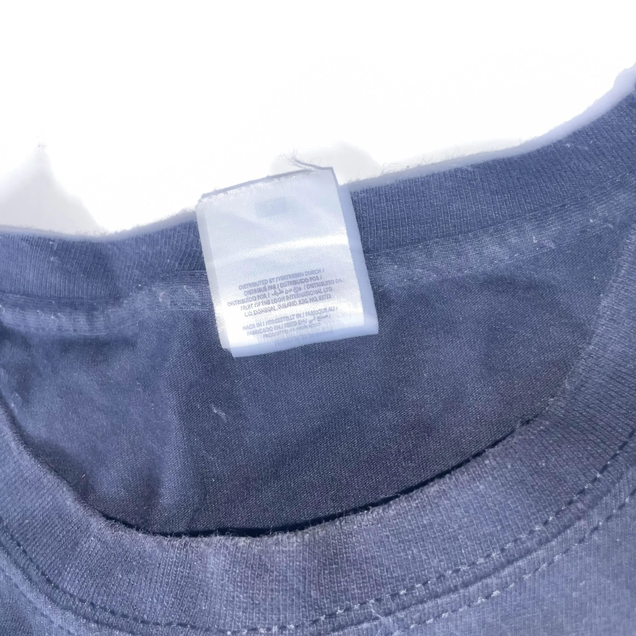 Vintage Black Vans big logo large classic tees