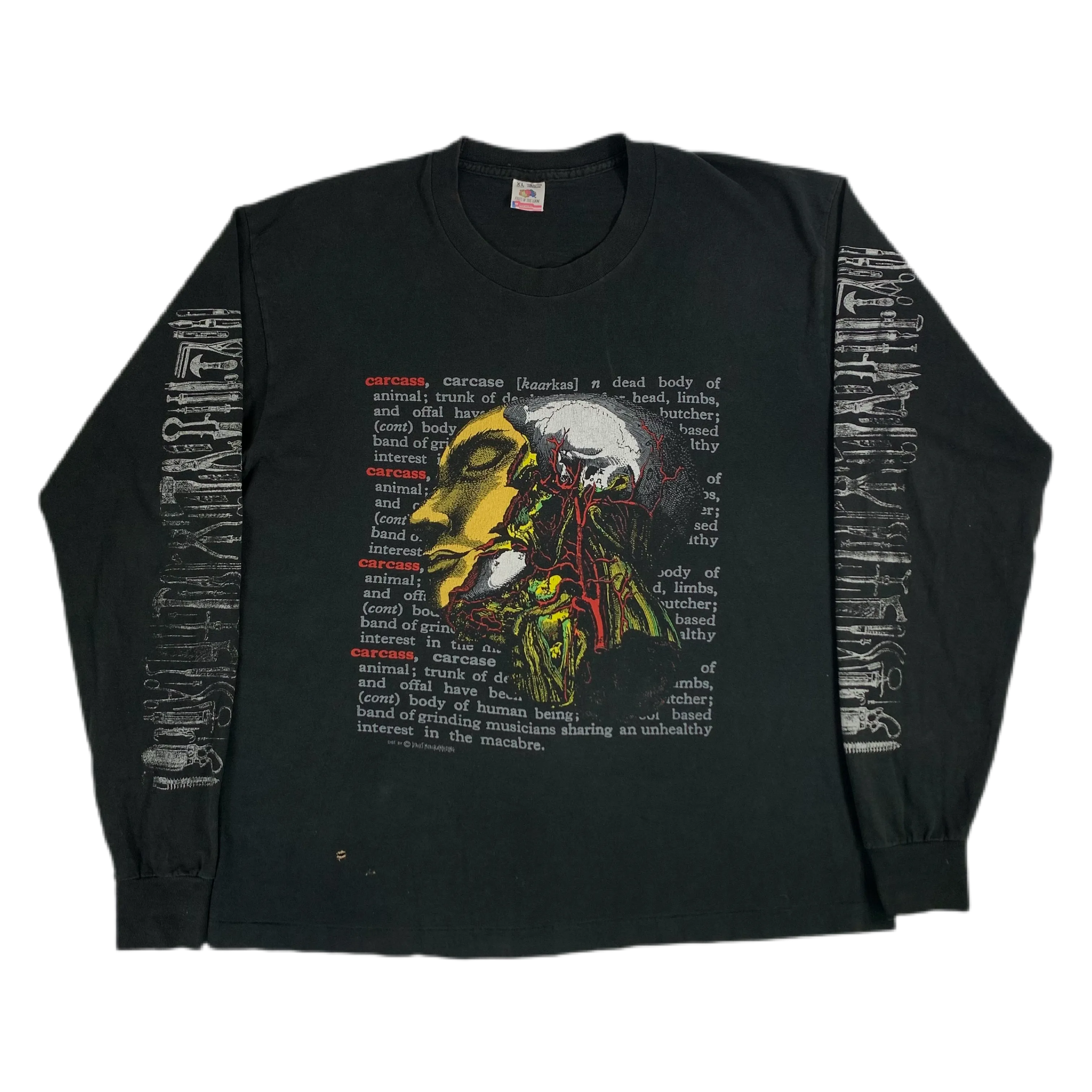 Vintage Carcass "Heartwork" Long Sleeve Shirt