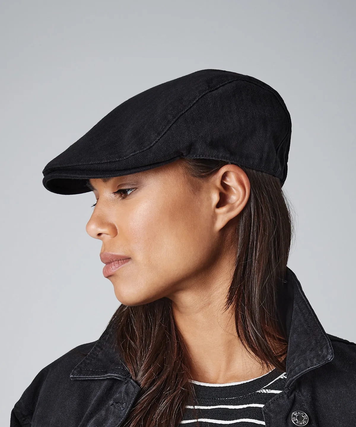 Vintage flat cap | Black