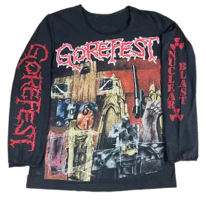 Vintage Gorefest "False" Nuclear Blast Records CUT Long Sleeve Shirt