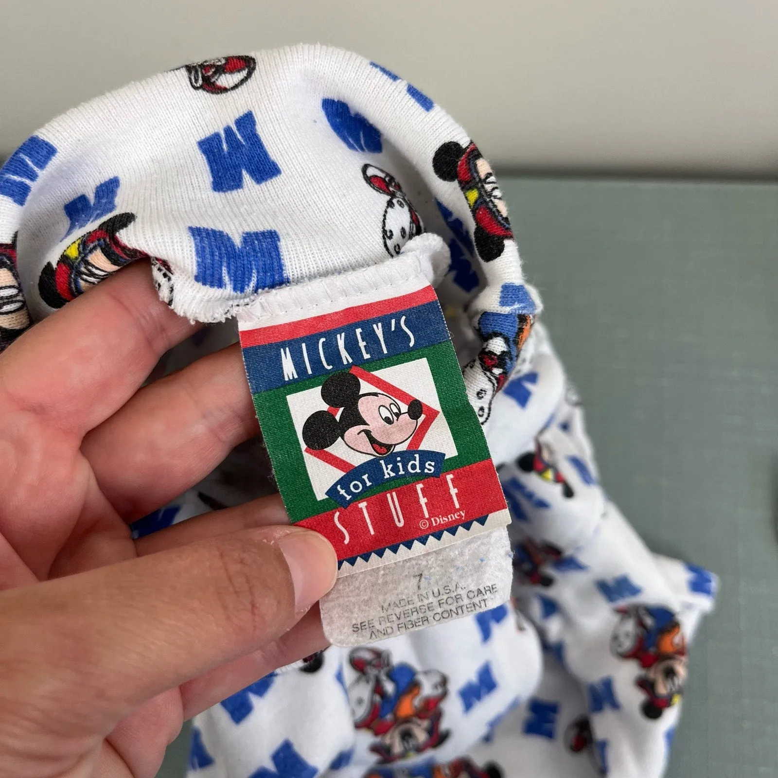 Vintage Mickey's Stuff for Kids Football Turtleneck Top 7 USA