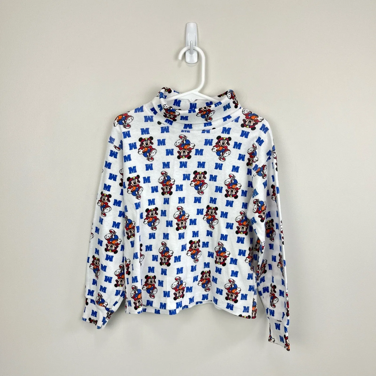 Vintage Mickey's Stuff for Kids Football Turtleneck Top 7 USA