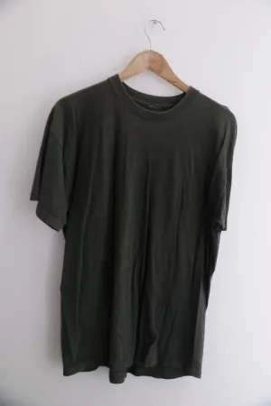 Vintage plain medium green mens tees