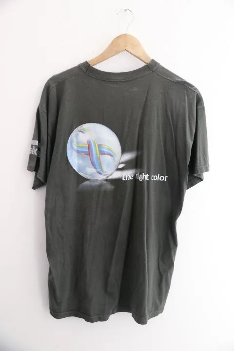 Vintage plain medium green mens tees