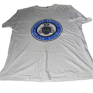 Vintage Saint Tropez France Riviera Graphics white large tees