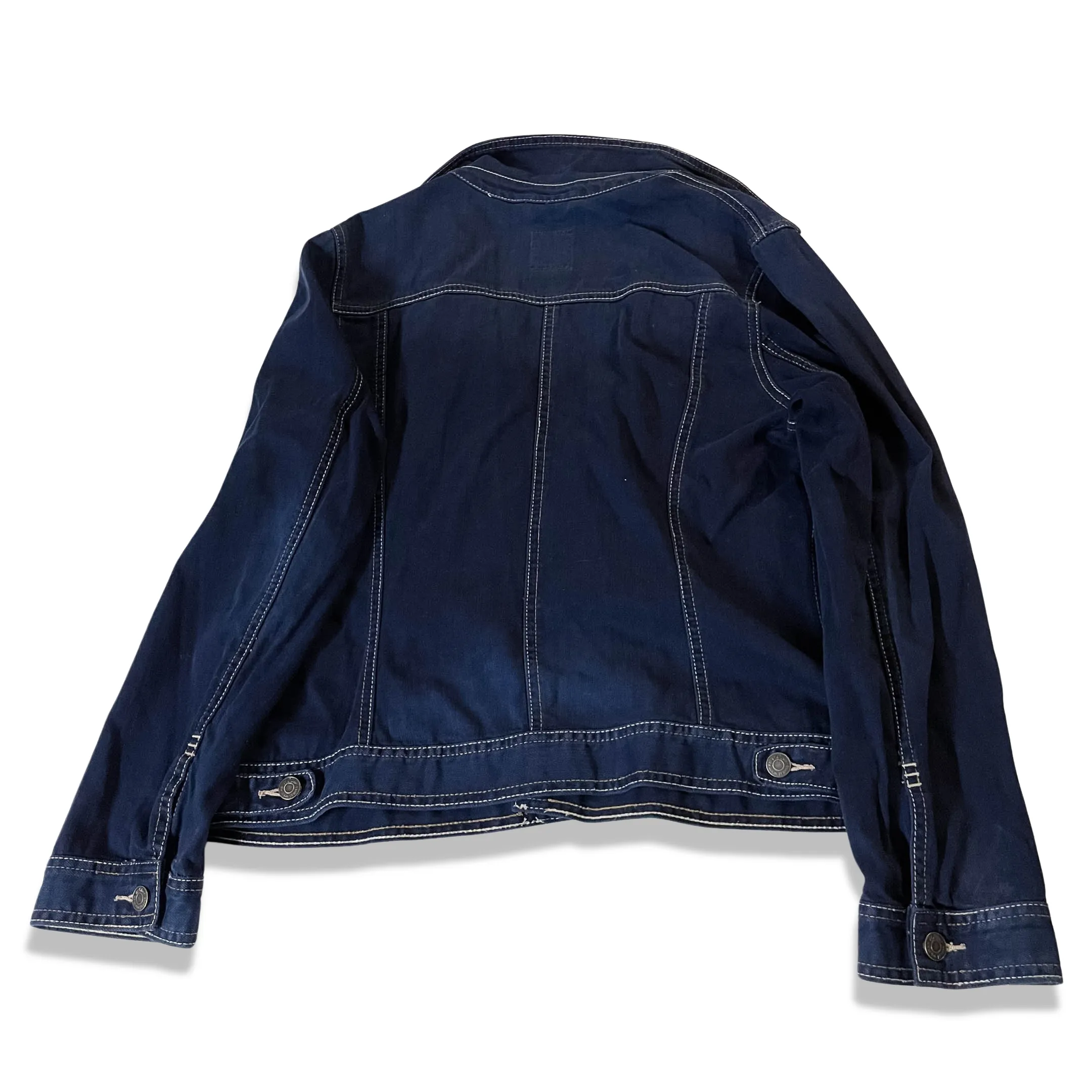 Vintage S.Oliver blue womens trucker denim medium jacket