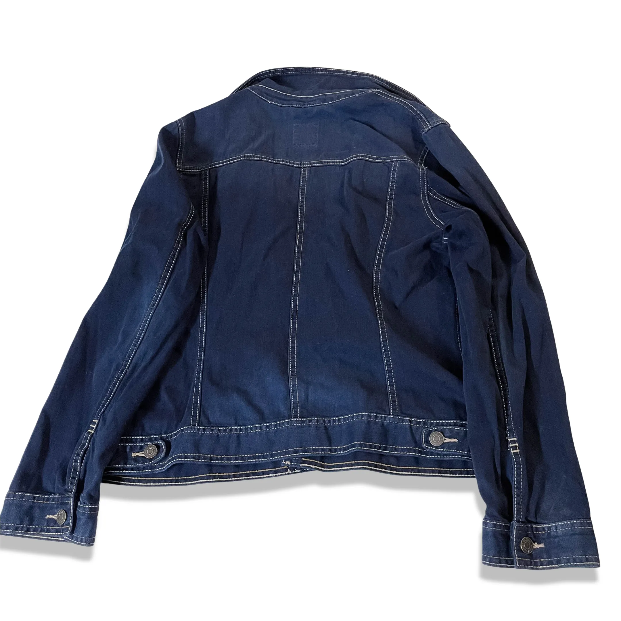 Vintage S.Oliver blue womens trucker denim medium jacket