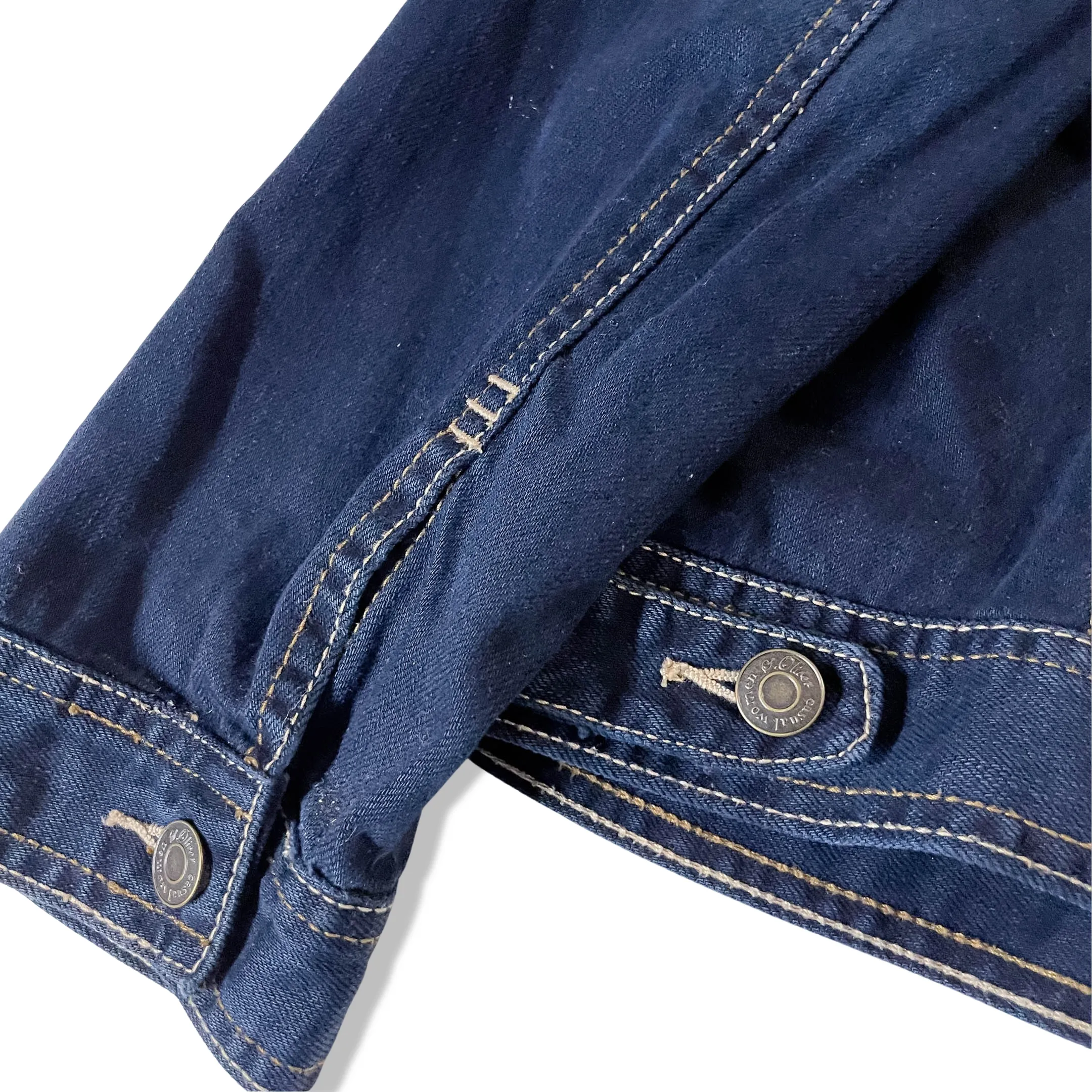 Vintage S.Oliver blue womens trucker denim medium jacket