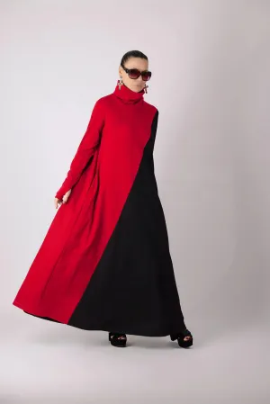 Vivian Turtleneck Long Dress  ON SALE