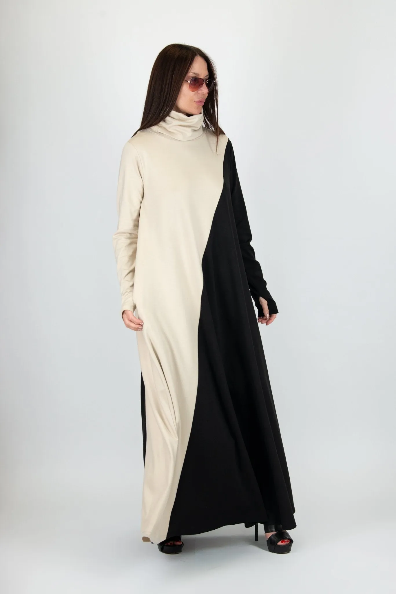 Vivian Turtleneck Long Dress  ON SALE