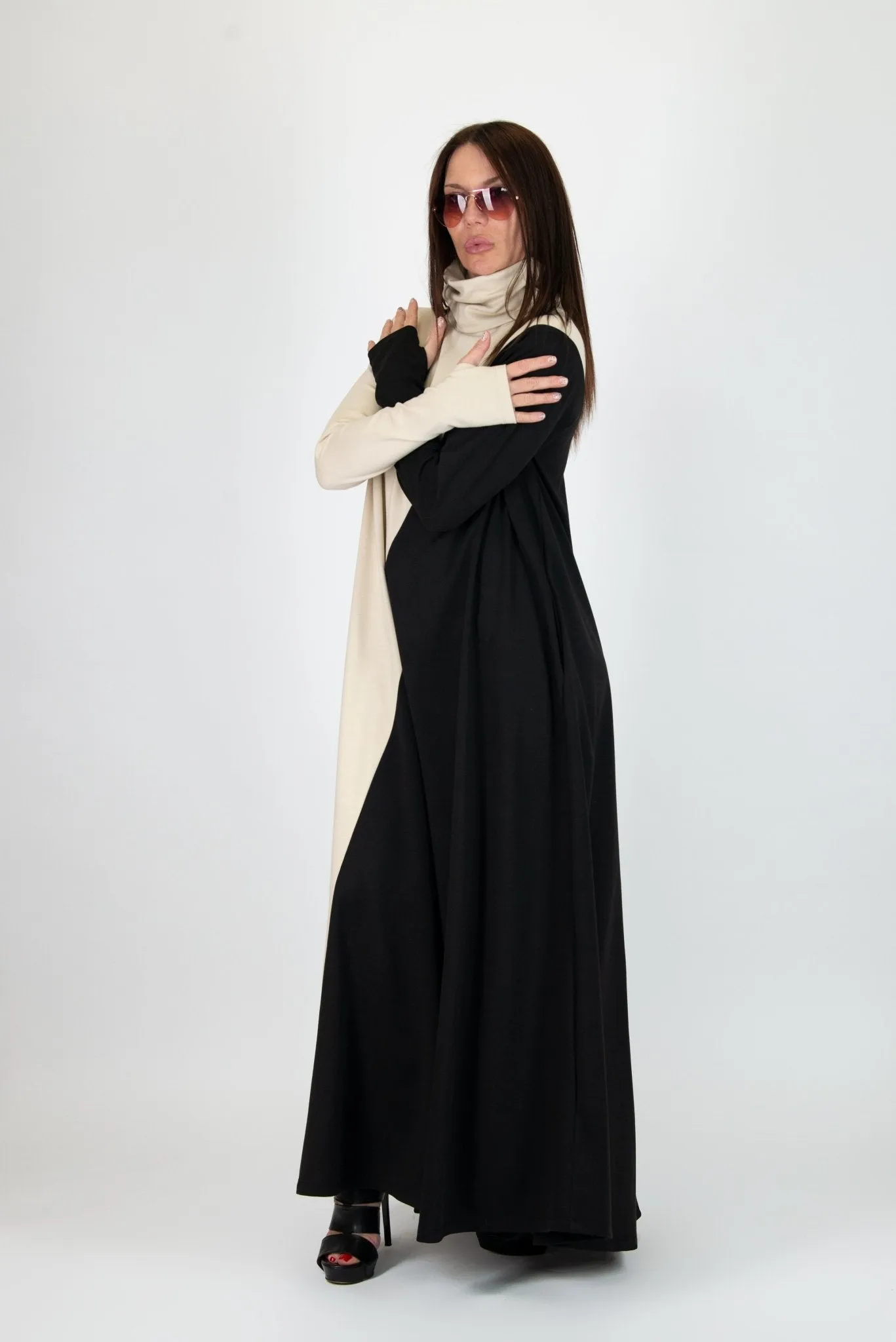 Vivian Turtleneck Long Dress  ON SALE