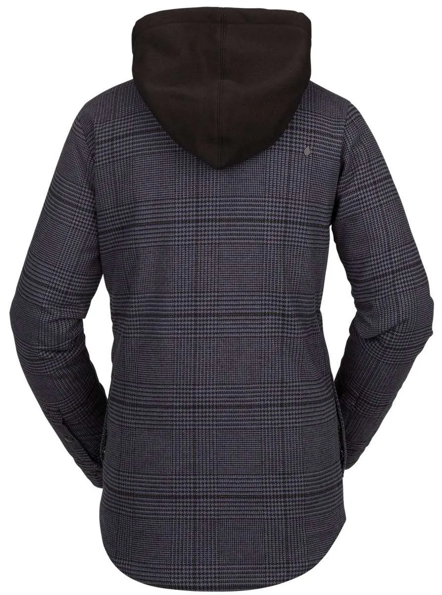 Volcom Women's Hooded Flannel Jacket 2023