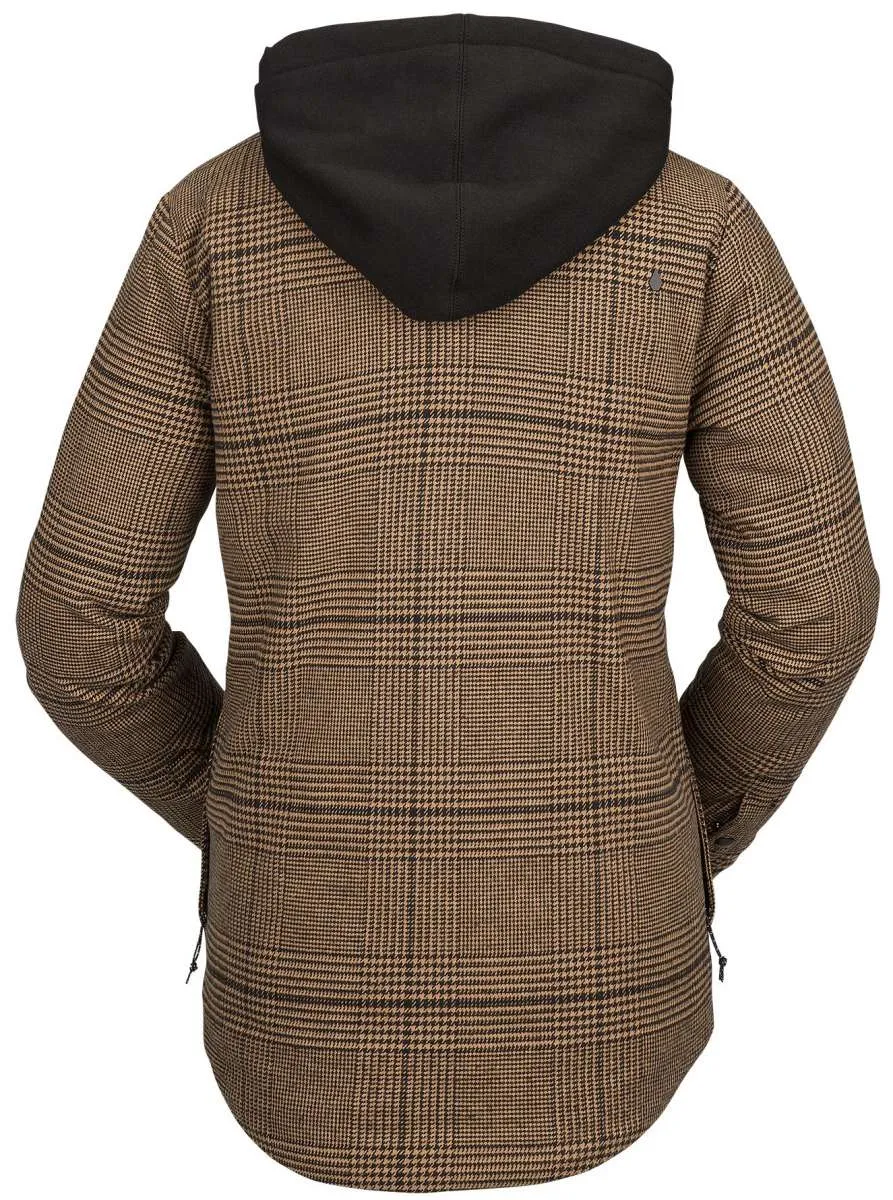 Volcom Women's Hooded Flannel Jacket 2023