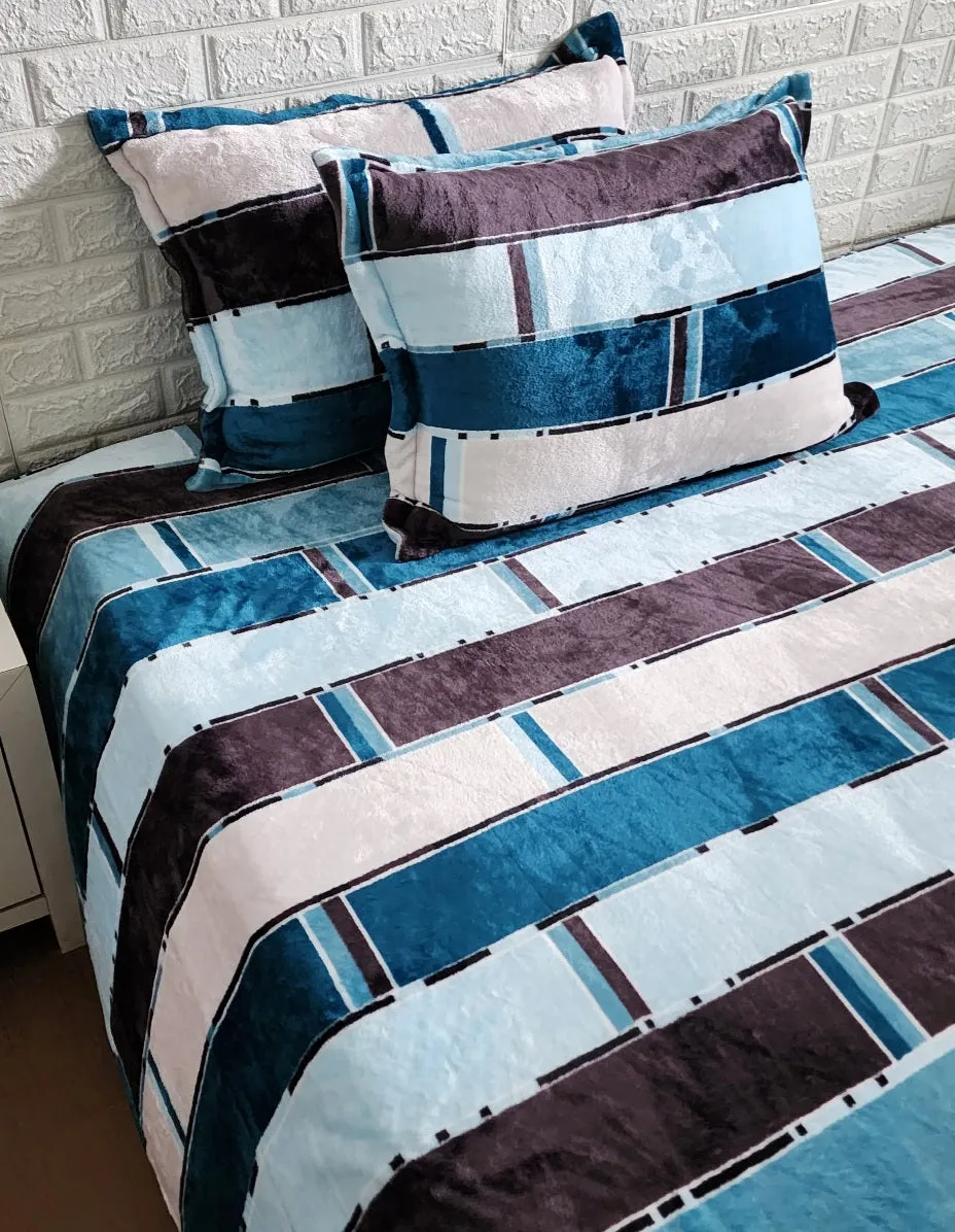 Wall Pattern Warm Bedsheet