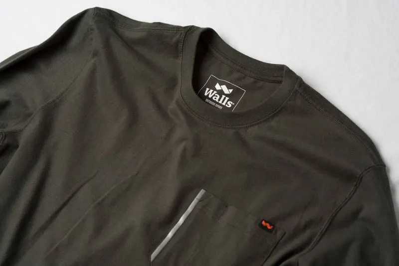 Walls Heavy Lifter Men's Long Sleeve Work Shirt  YL879 - Black