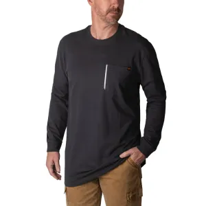 Walls Heavy Lifter Men's Long Sleeve Work Shirt  YL879 - Black