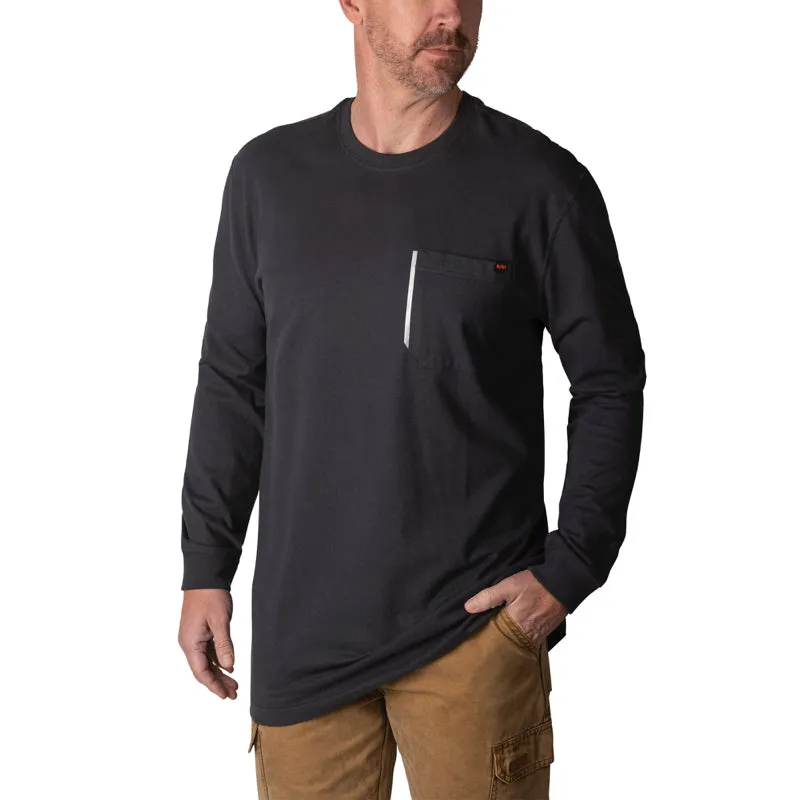 Walls Heavy Lifter Men's Long Sleeve Work Shirt  YL879 - Black