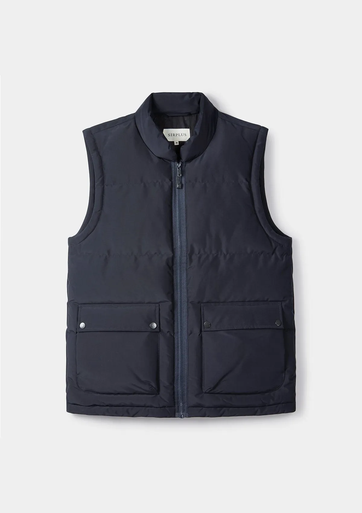 Waterproof Navy Padded Recycled Gilet
