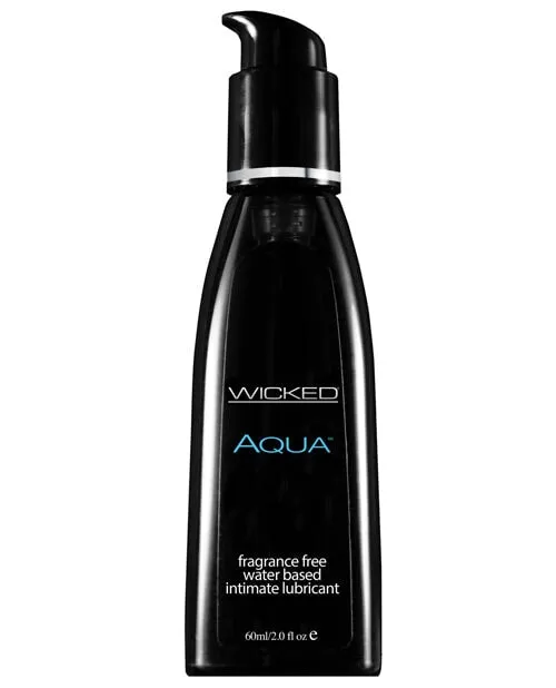 Wicked Sensual Care Aqua Water Based Lubricant - 2 Oz
