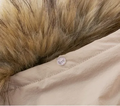 Women's Autumn Elastic Waist Hooded Parka