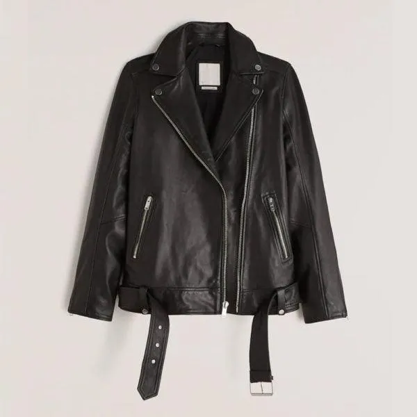Women's Biker lambskin leather Jacket