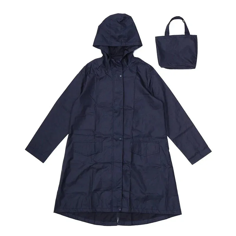 Women's Casual Zippered Raincoat with Pocket | Ideal for Autumn/Winter