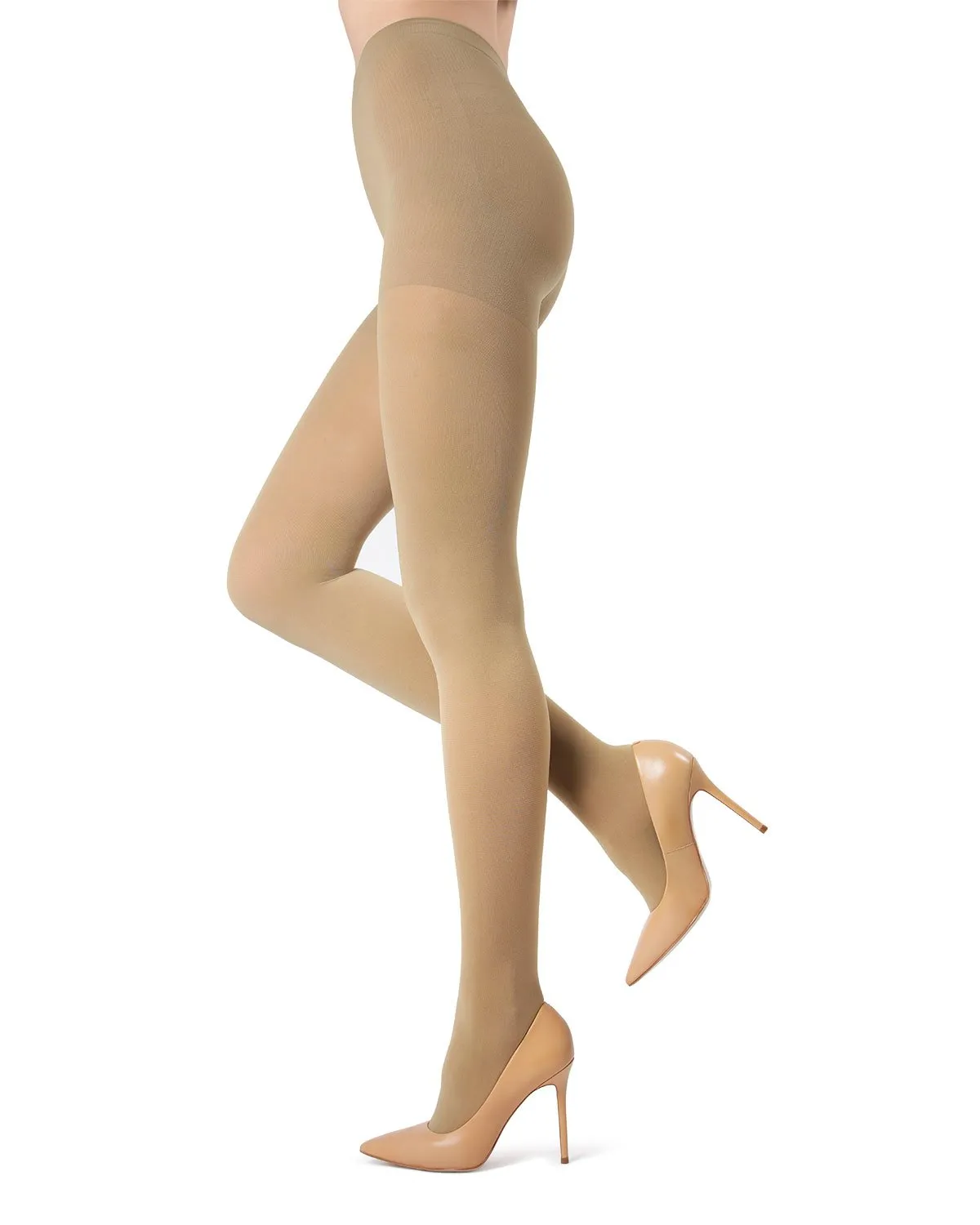 Women's Melas Microfiber Opaque Control Top Tights