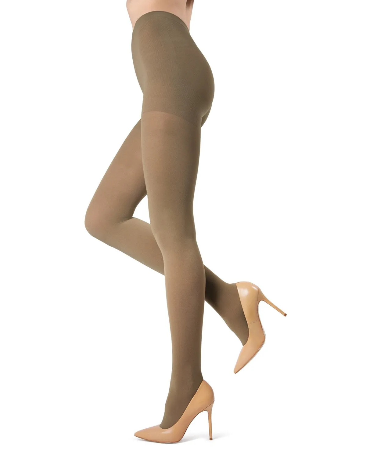Women's Melas Microfiber Opaque Control Top Tights