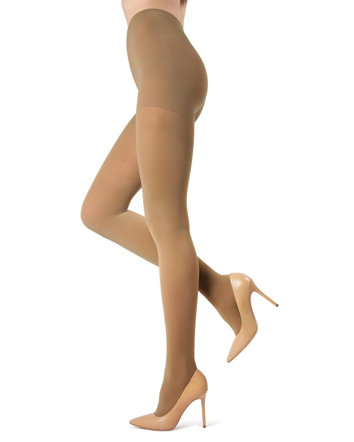 Women's Melas Microfiber Opaque Control Top Tights