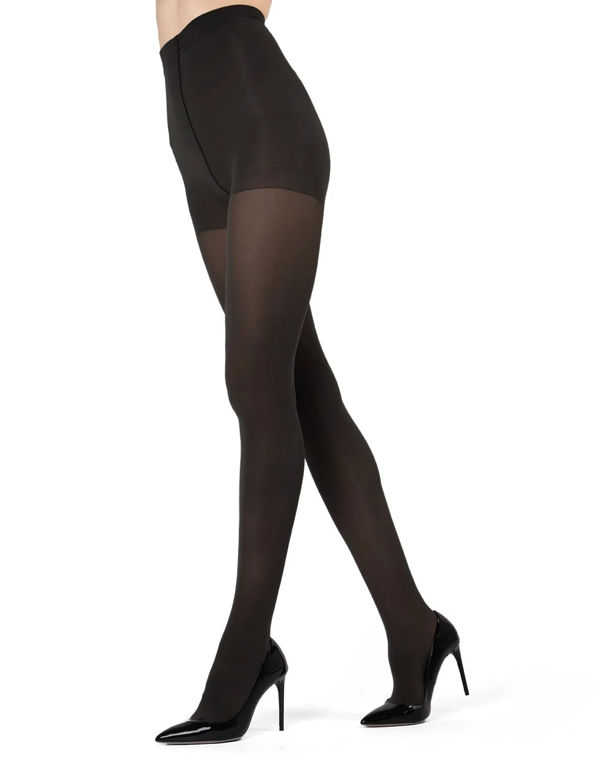 Women's Melas Microfiber Opaque Control Top Tights