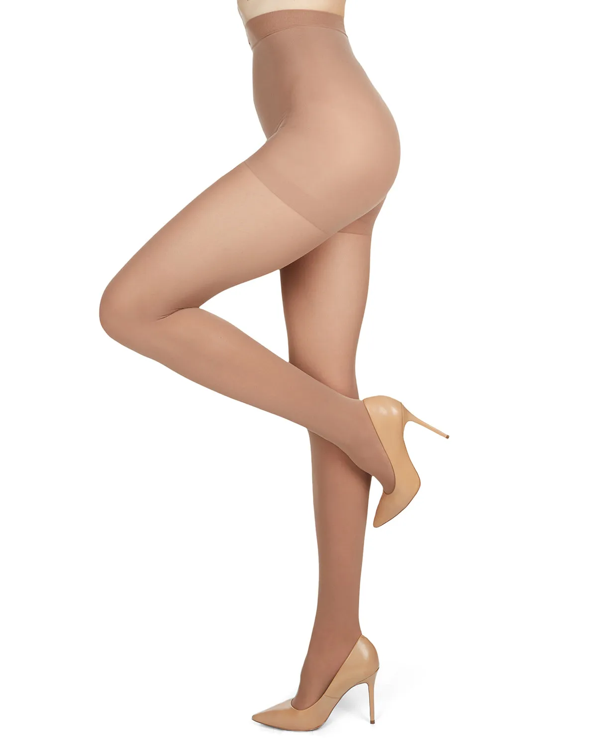 Women's Melas Microfiber Opaque Control Top Tights