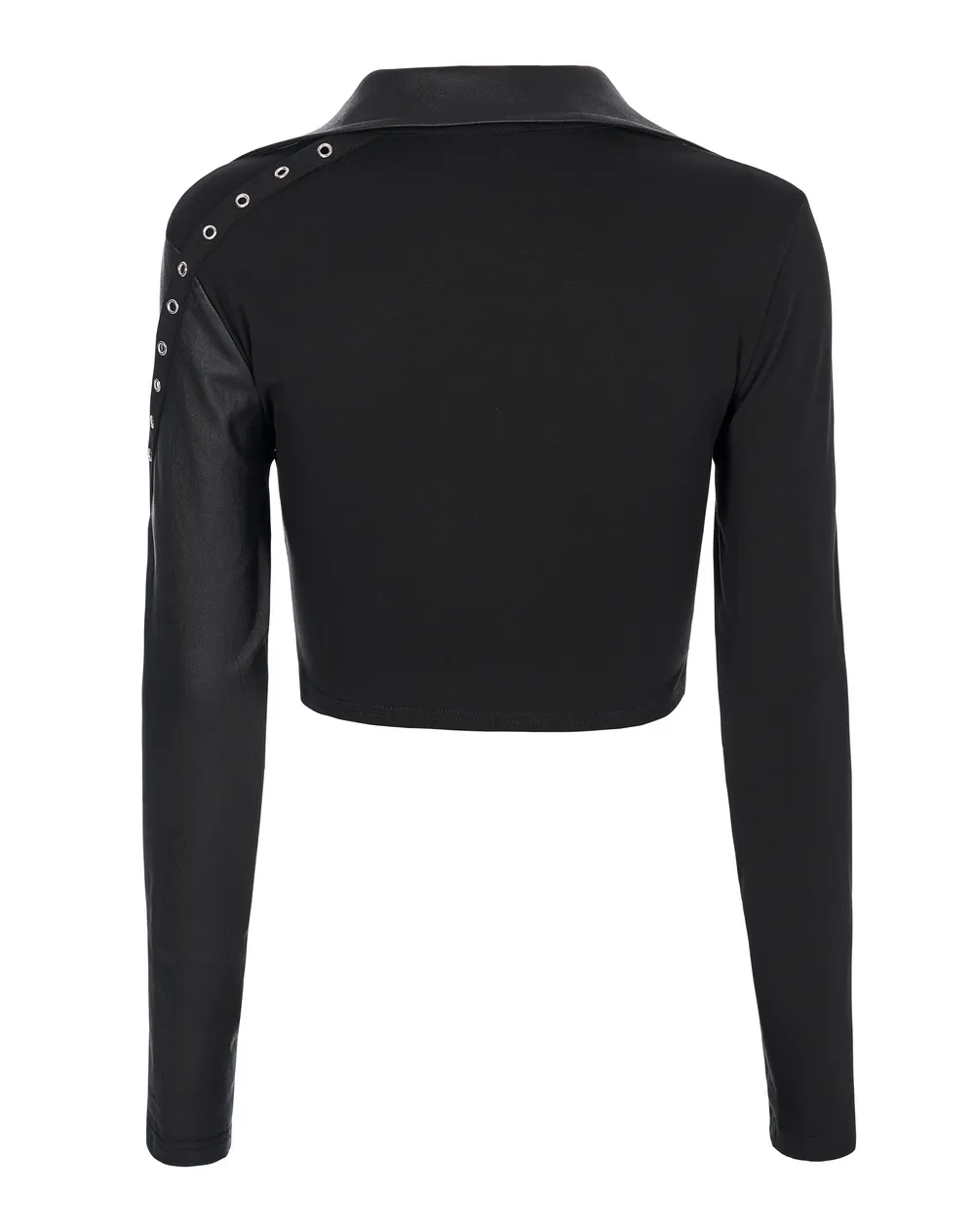 Women's Studded Accent Double Layer Pullover Top