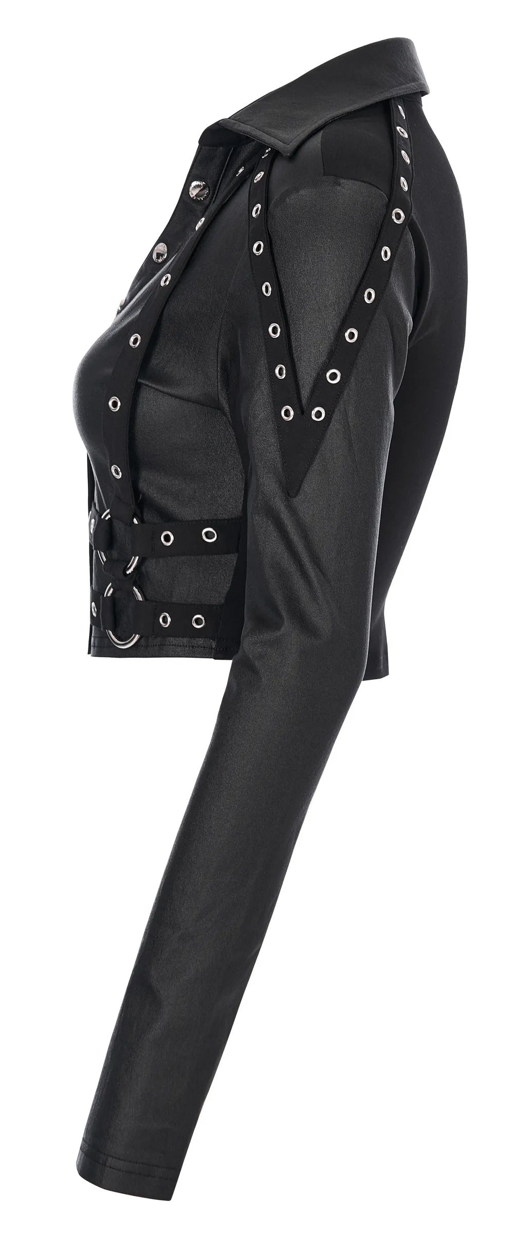 Women's Studded Accent Double Layer Pullover Top