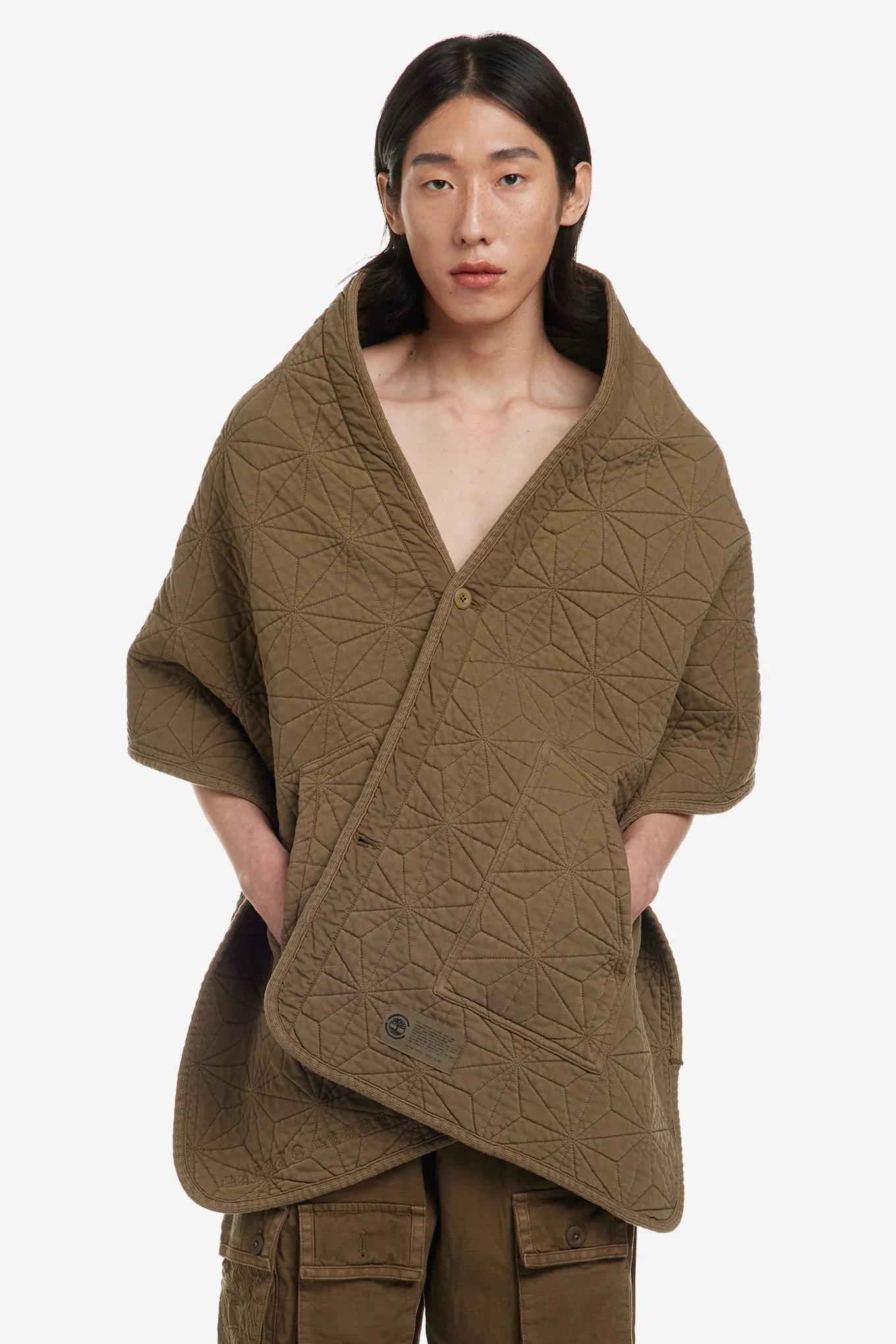 X EDISON CHEN KIMONO COAT