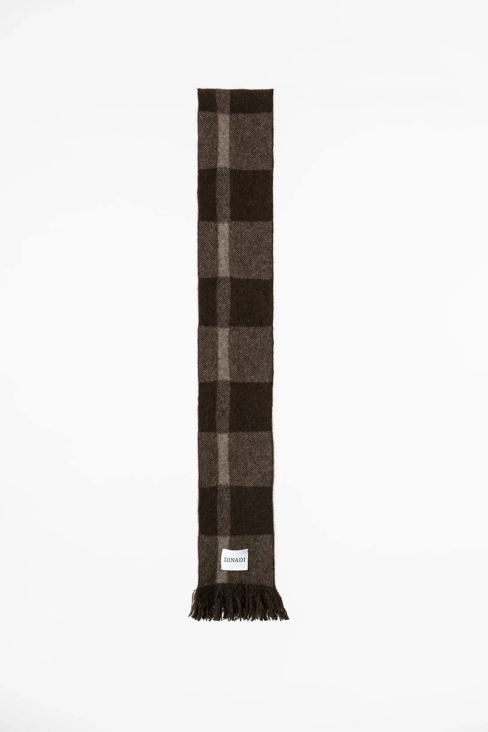 Yak Wool Plaid Scarf