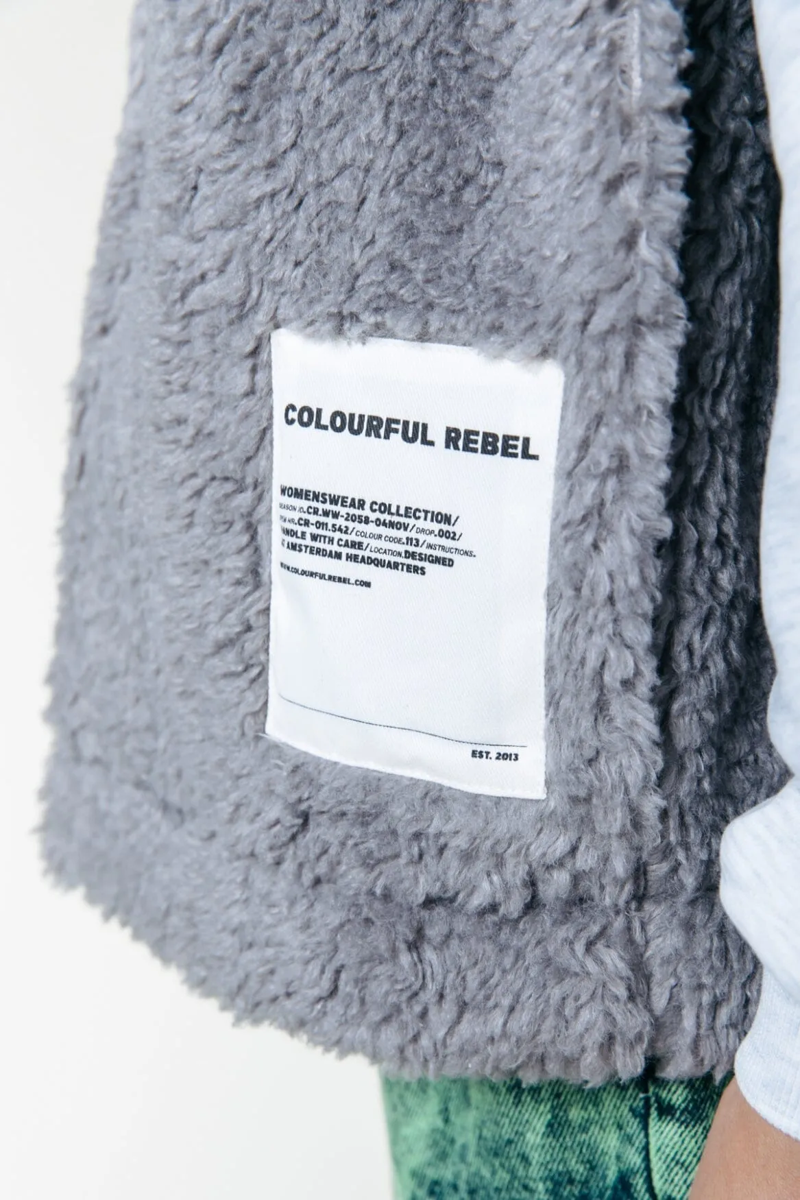 Yoni Teddy Gilet | Medium grey