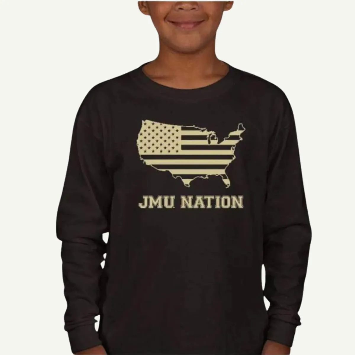 Youth JMU Nation Long Sleeve T-Shirt