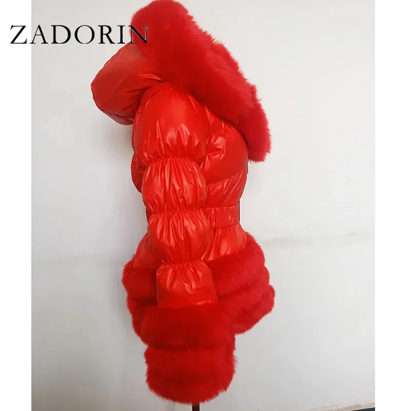 ZADORIN Winter Coat Hooded Puffer Jacket