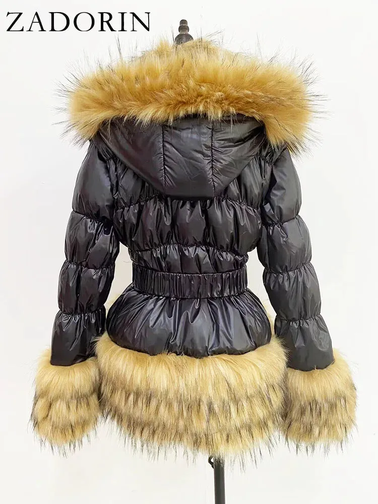 ZADORIN Winter Coat Hooded Puffer Jacket