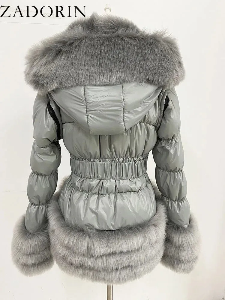 ZADORIN Winter Coat Hooded Puffer Jacket