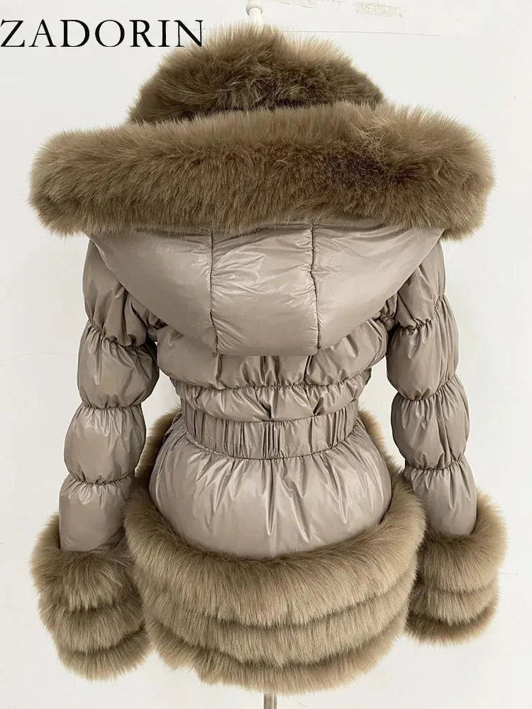 ZADORIN Winter Coat Hooded Puffer Jacket