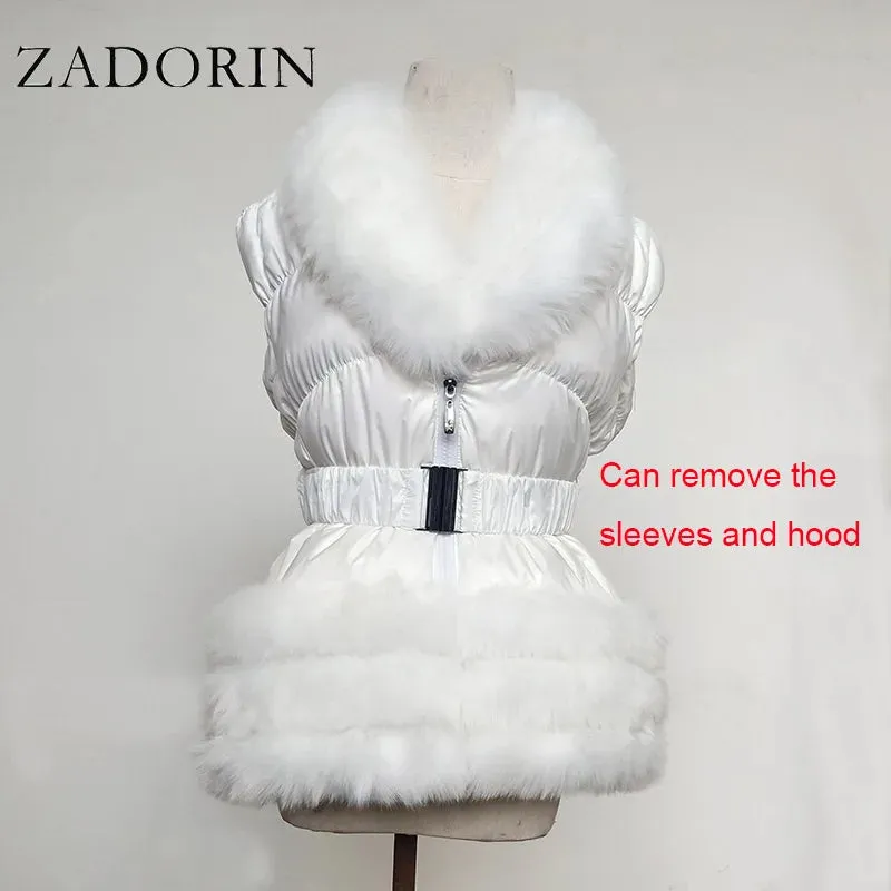 ZADORIN Winter Coat Hooded Puffer Jacket
